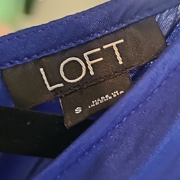 Loft Tie-Back‎ Cinched Waist Romper in Royal Blue Size Small - Picture 6 of 8